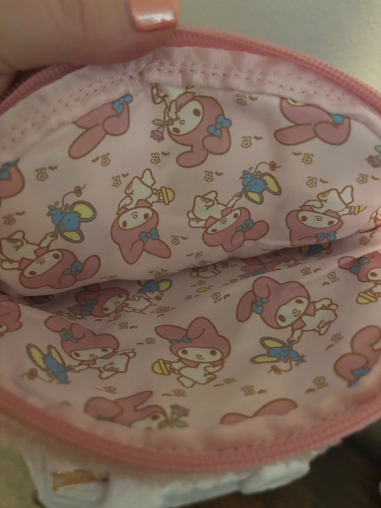 Loungefly!! Sanrio Exclusive My Melody Plush Cosplay Mini Backpack and wallet